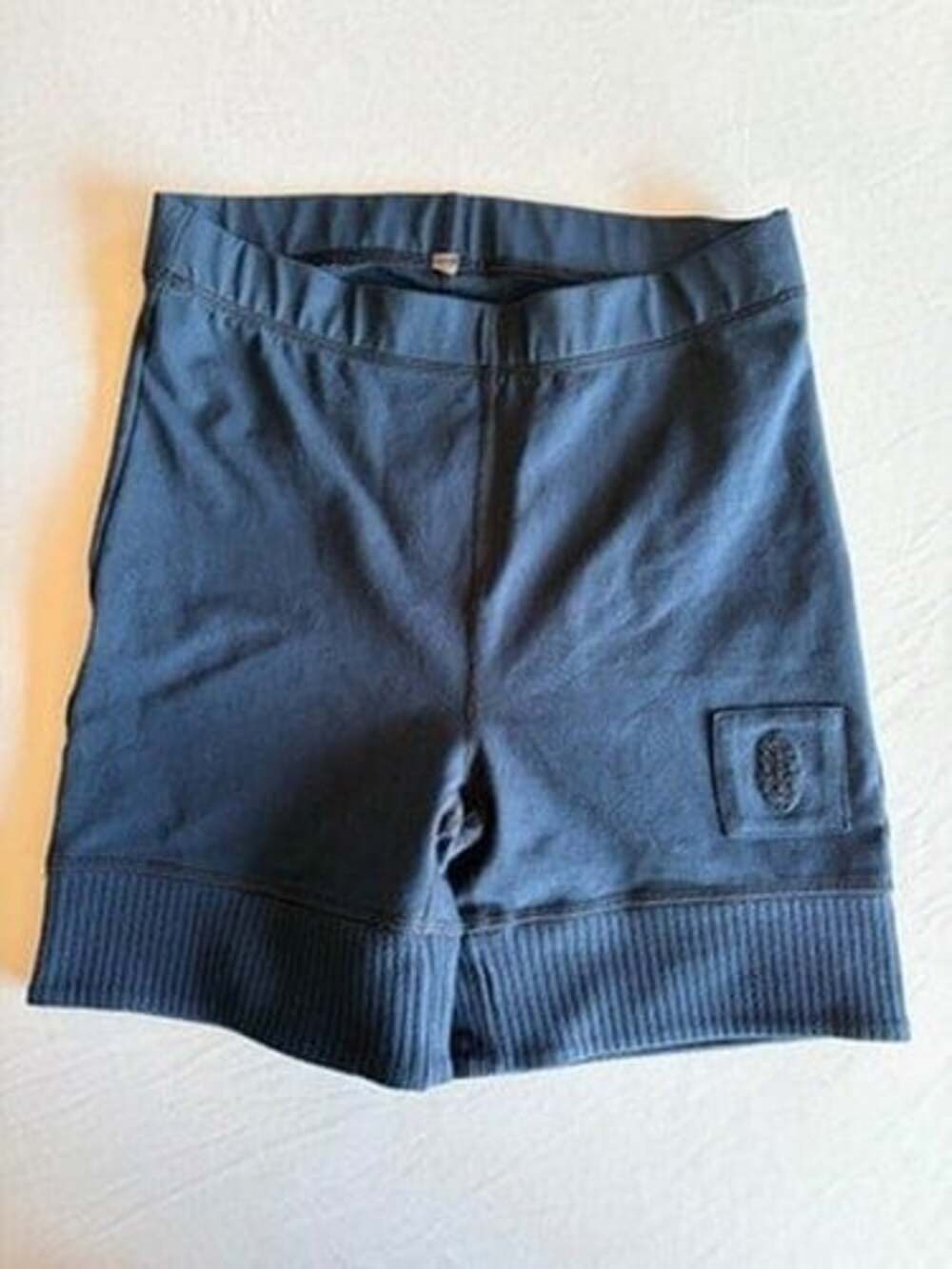 Free People Movement Cycling Shorts Modern Womens S Blue Flatlock Stitching